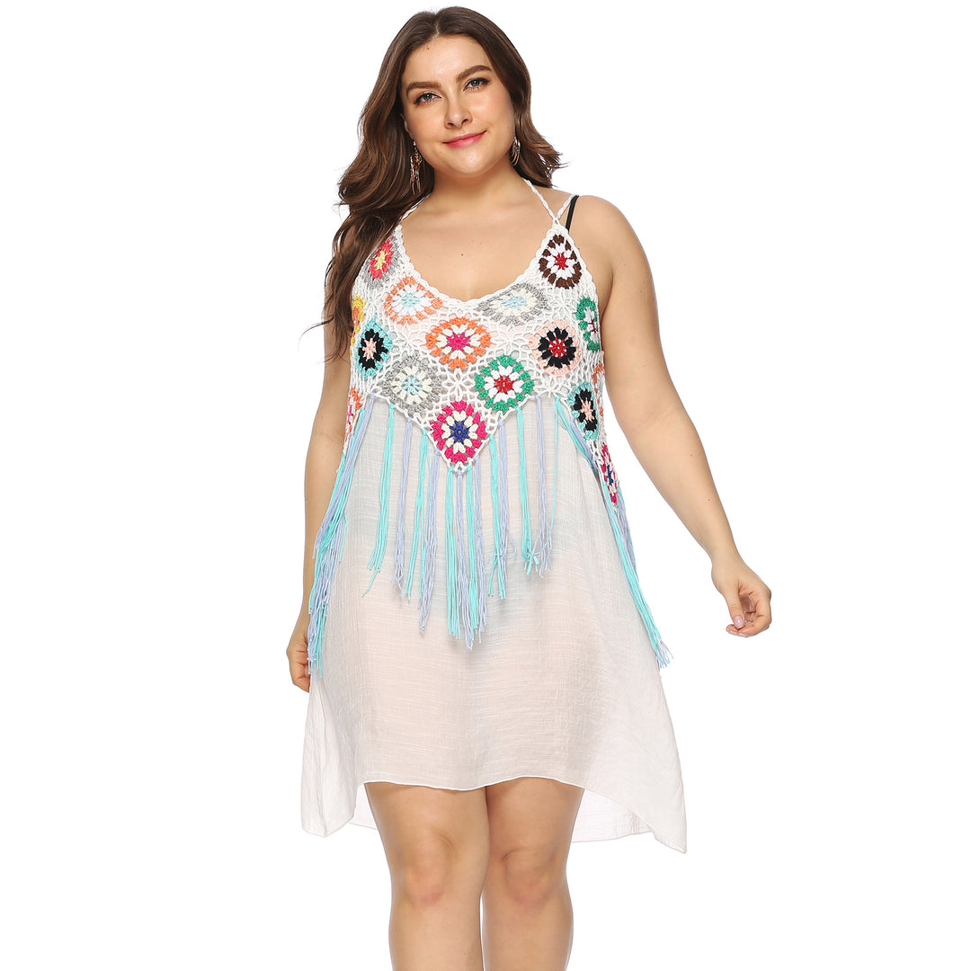 Damen Bohemian Chic Strandkleid R&B