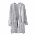 Damen Strickcardigan mit tiefen Taschen und lässigem Schnitt