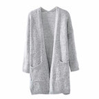 Damen Strickcardigan mit tiefen Taschen und lässigem Schnitt