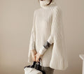 Damen Pullover mit Kapuzen und weiten Ärmeln