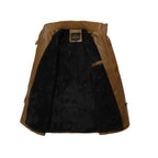 Herren Kunstlederjacke mit weichem Innenfutter R&B