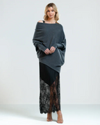 R&B | Asymmetrisch Drapierter Pullover
