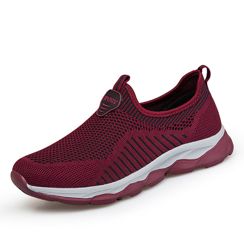 Damen Sportliche Slip-On Sneakers mit atmungsaktivem Obermaterial R&B
