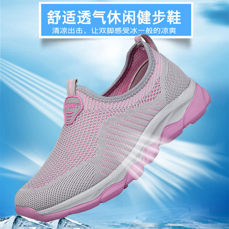 Damen Sportliche Slip-On Sneakers mit atmungsaktivem Obermaterial R&B