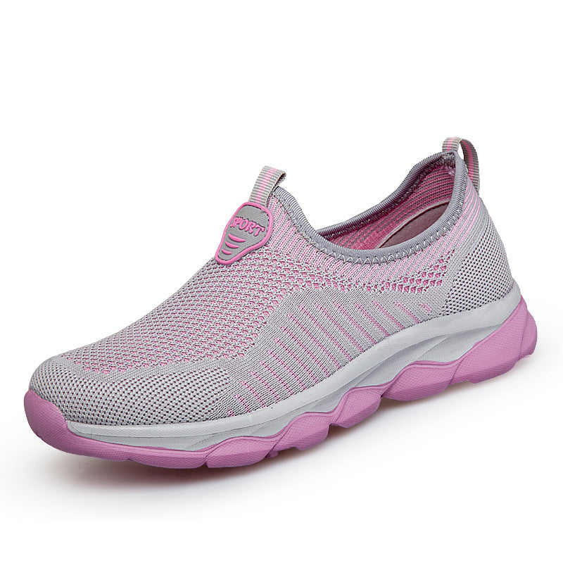 Damen Sportliche Slip-On Sneakers mit atmungsaktivem Obermaterial R&B