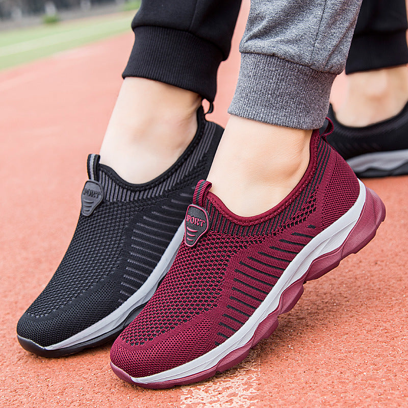 Damen Sportliche Slip-On Sneakers mit atmungsaktivem Obermaterial R&B