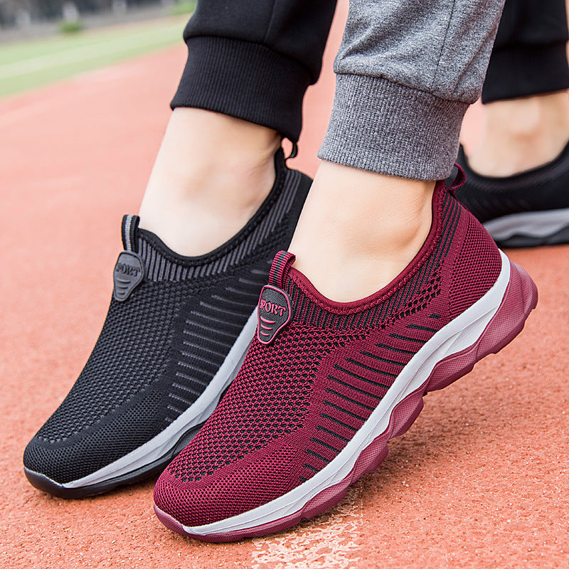 Damen Sportliche Slip-On Sneakers mit atmungsaktivem Obermaterial R&B
