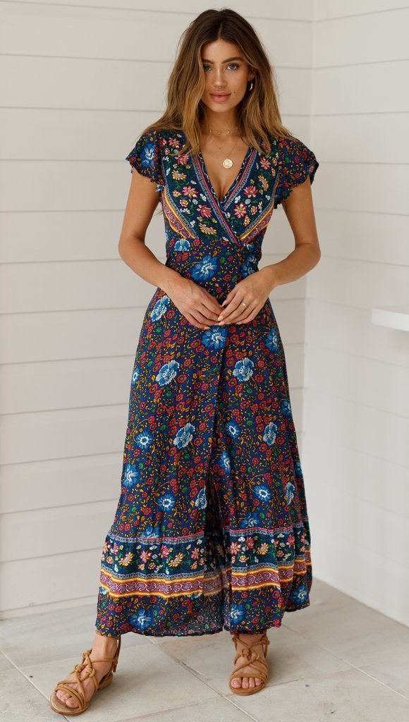 R&B | Sexxy Kleider für Frauen Blumenkleid