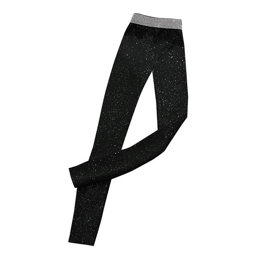 Damen Glitzernde Leggings im figurbetonten Rippdesign R&B