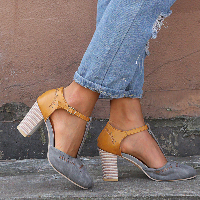 Damen elegante und bequeme High Heels R&B