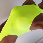 Damen Hochgeschlossenes Bodysuit R&B