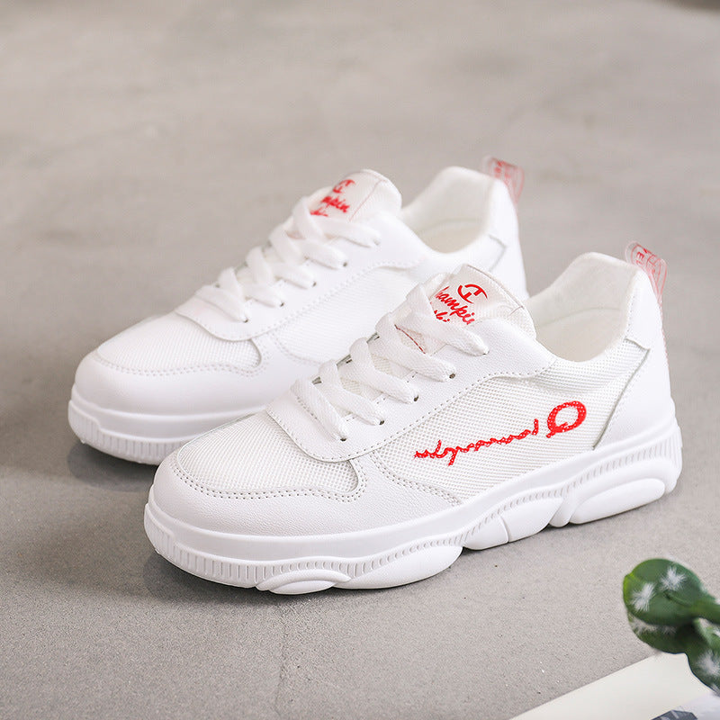 Damen Sportliche Sneaker mit atmungsaktiver Mesh-Oberfläche und gepolsterter Dämpfung R&B