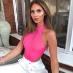 Damen Hochgeschlossenes Bodysuit R&B