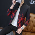 Herren Stylische Jacke mit kreativen grafischen Motiven