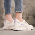 Damen Sportliche Sneaker mit atmungsaktiver Mesh-Oberfläche und gepolsterter Dämpfung R&B