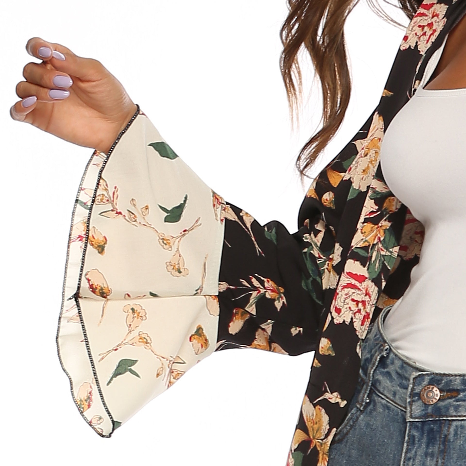Damen floraler Kimono von R&B