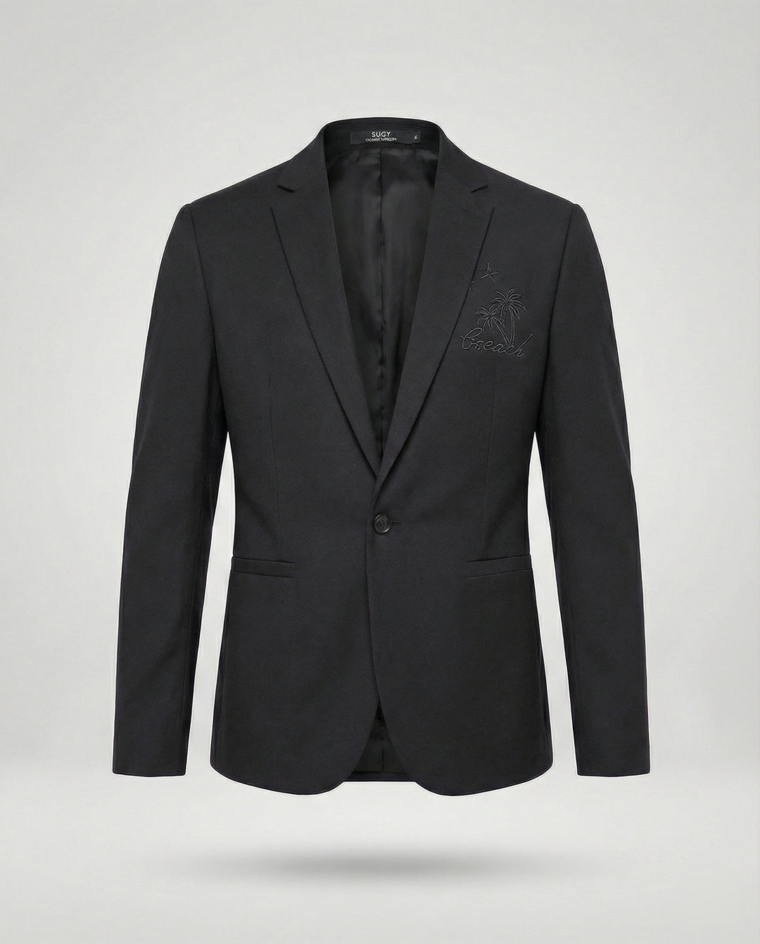 Herren Sportlicher Blazer mit Stickmotiv