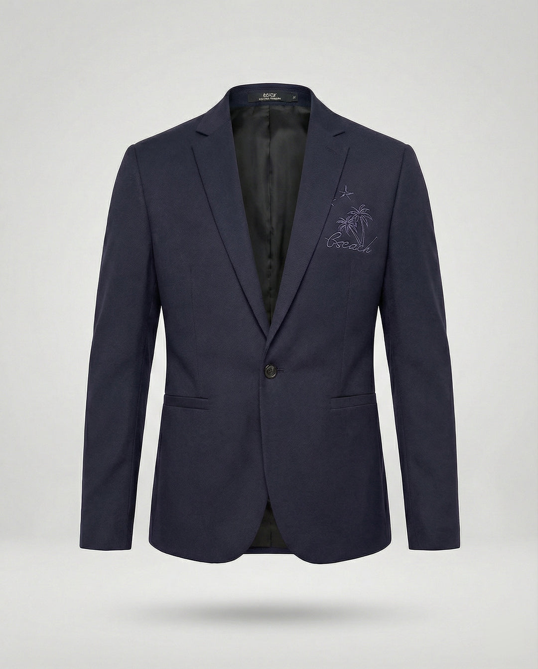 Herren Sportlicher Blazer mit Stickmotiv