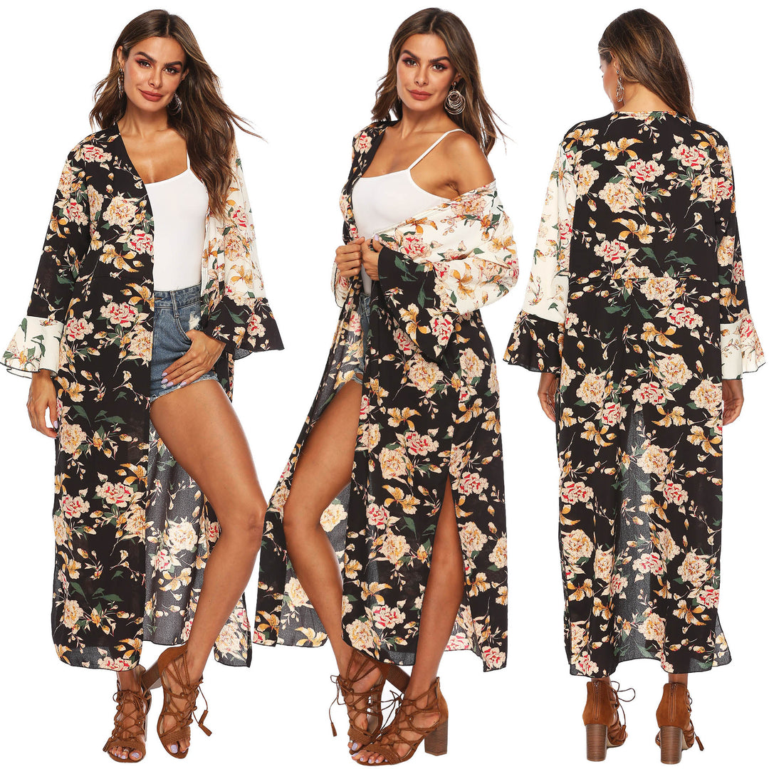 Damen floraler Kimono von R&B