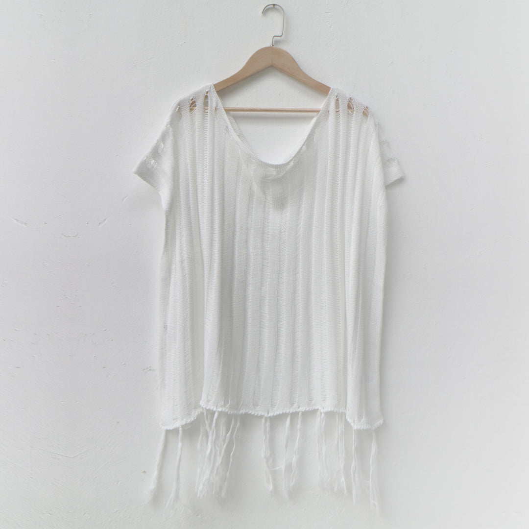 Damen lässige Strickbluse R&B