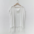 Damen lässige Strickbluse R&B