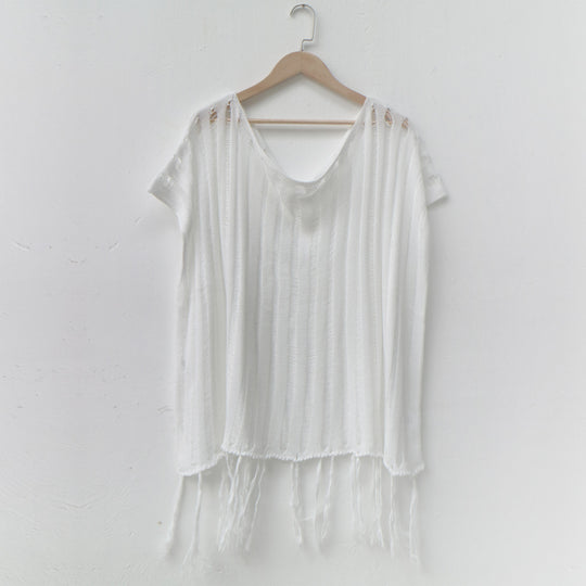 Damen lässige Strickbluse R&B