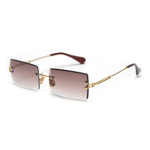 Heidi-Mode | Modische Rechteckige Sonnenbrille Im Retro Stil