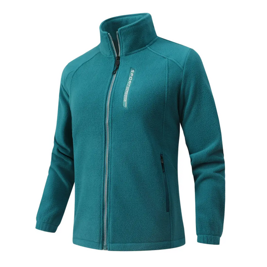 R&B | Damen Outdoor Fleecejacke Warm Gefüttert mit Plüschigem Innenfutter