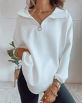 R&B | Viertelzip Oversized Bequemer Hoodie