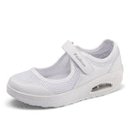 Damen Sportschuhe mit verstellbarem Klettverschluss und atmungsaktiver Mesh-Überzug
