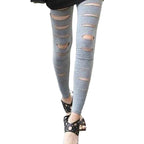 Damen Leggings mit modischen Cut-Outs