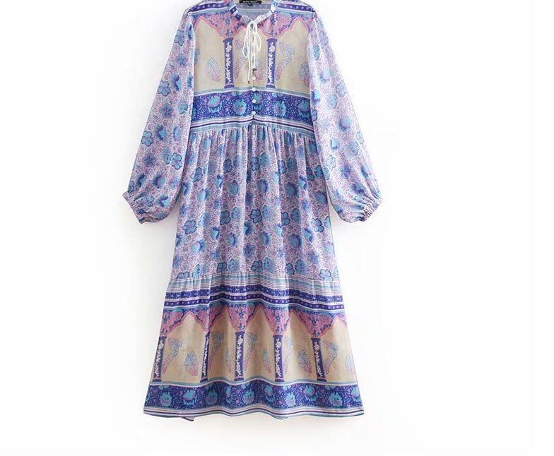 R&B | Kleid mit böhmischem Print