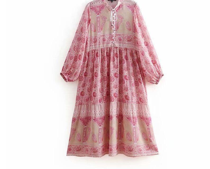 R&B | Kleid mit böhmischem Print