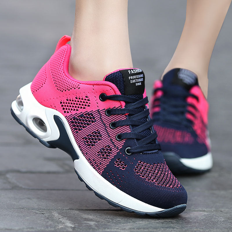 Damen Sportliche Sneakers mit luftiger Mesh-Konstruktion und dämpfender Sohle