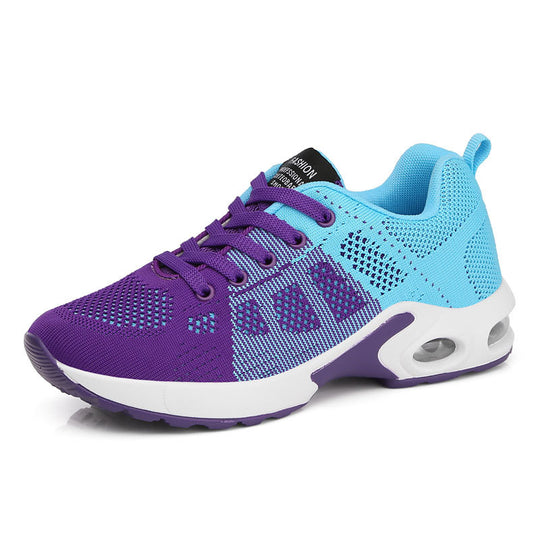 Damen Sportliche Freizeit-Sneaker mit atmungsaktivem Mesh-Obermaterial und dämpfender Sohle R&B