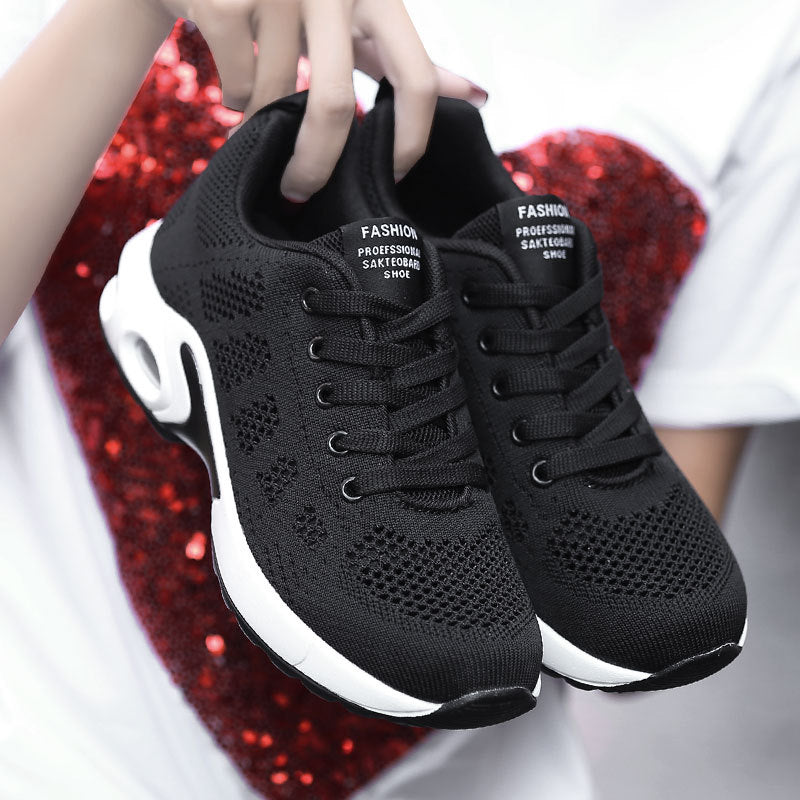Damen Sportliche Freizeit-Sneaker mit atmungsaktivem Mesh-Obermaterial und dämpfender Sohle