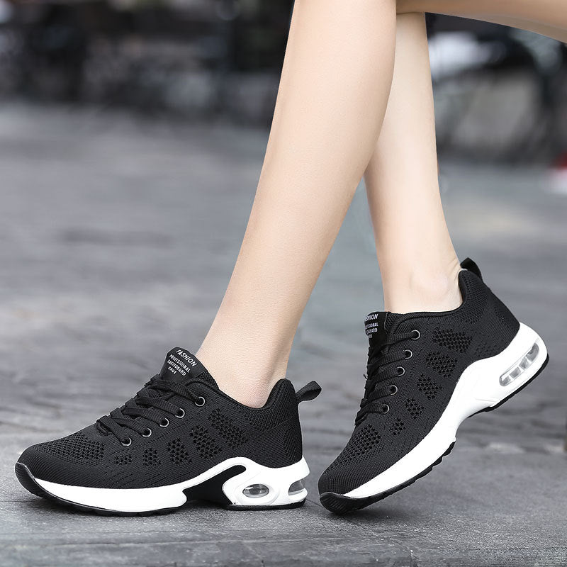 Damen Sportliche Freizeit-Sneaker mit atmungsaktivem Mesh-Obermaterial und dämpfender Sohle