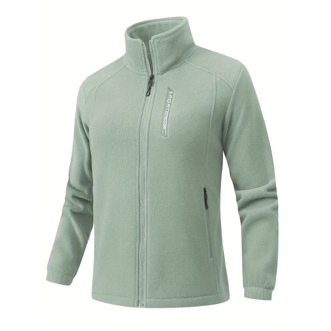 R&B | Damen Outdoor Fleecejacke Warm Gefüttert mit Plüschigem Innenfutter