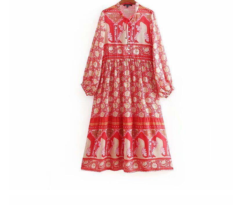 R&B | Kleid mit böhmischem Print