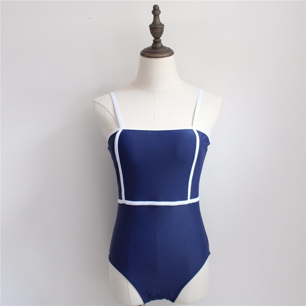Damen Eleganter Hochgeschnittener Badeanzug R&B