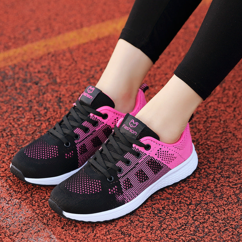 Damen Atmungsaktive Sport Sneakers mit rutschfester Laufsohle und flexiblem Design