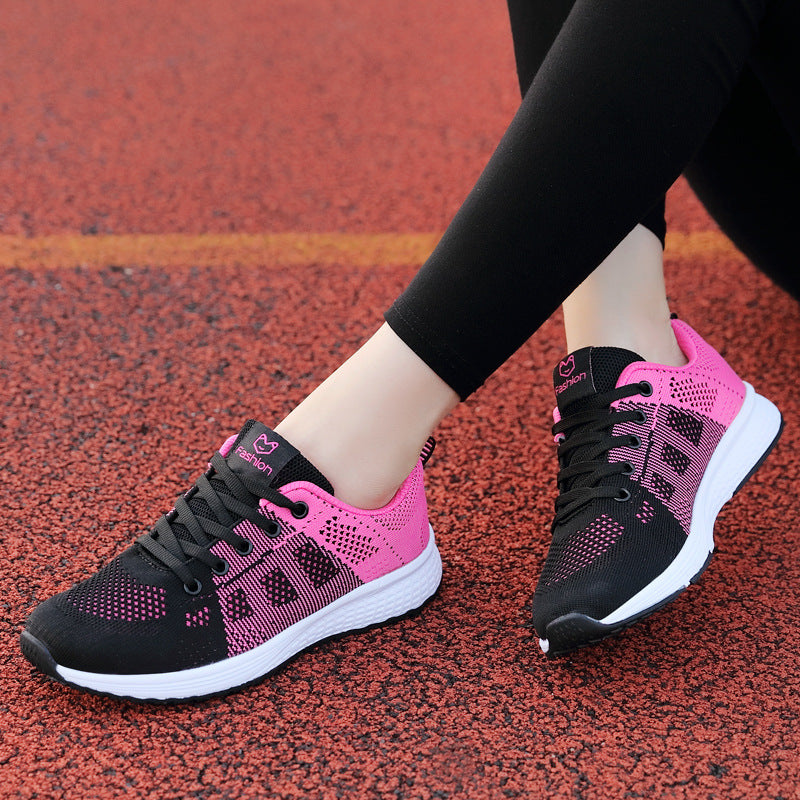 Damen Atmungsaktive Sport Sneakers mit rutschfester Laufsohle und flexiblem Design