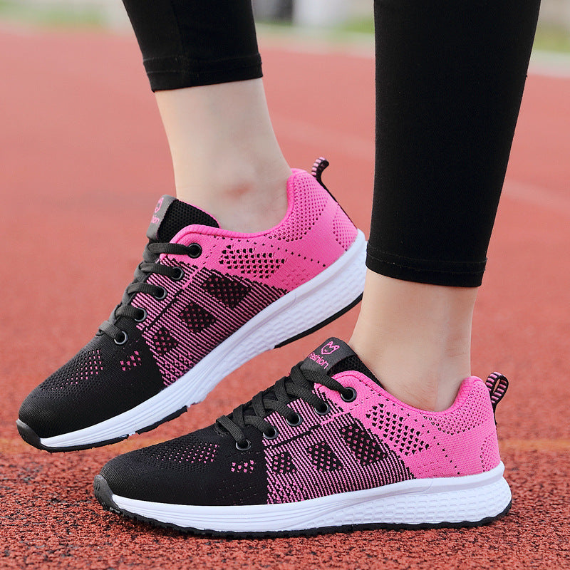 Damen Atmungsaktive Sport Sneakers mit rutschfester Laufsohle und flexiblem Design