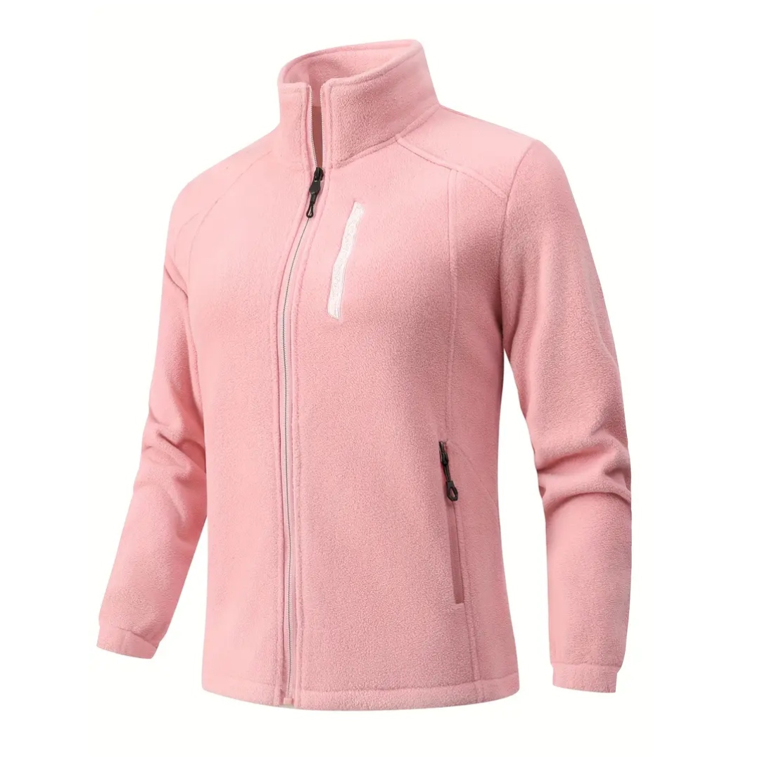 R&B | Damen Outdoor Fleecejacke Warm Gefüttert mit Plüschigem Innenfutter