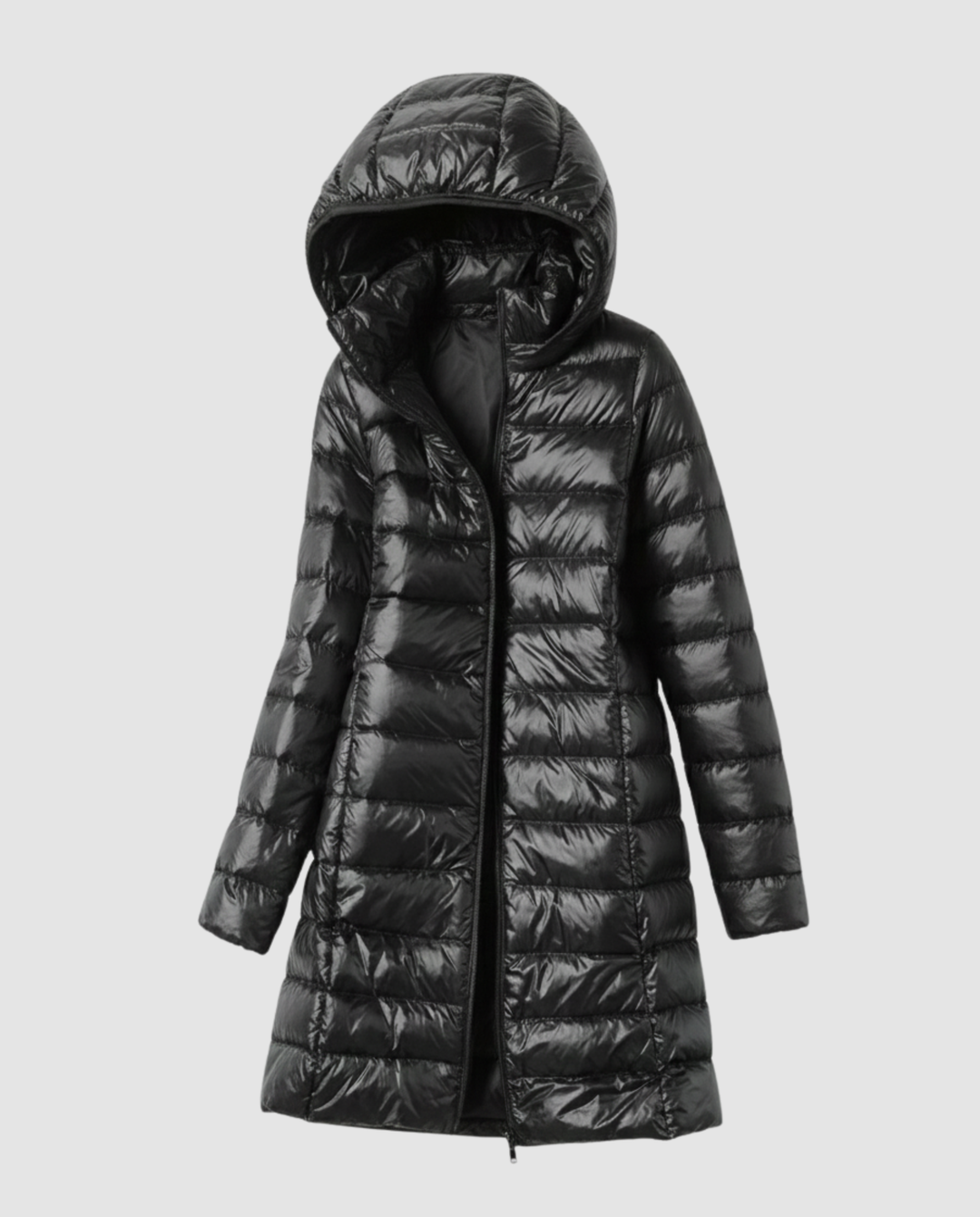 Damen Ultraleichte Daunenjacke mit Kapuze | R&B