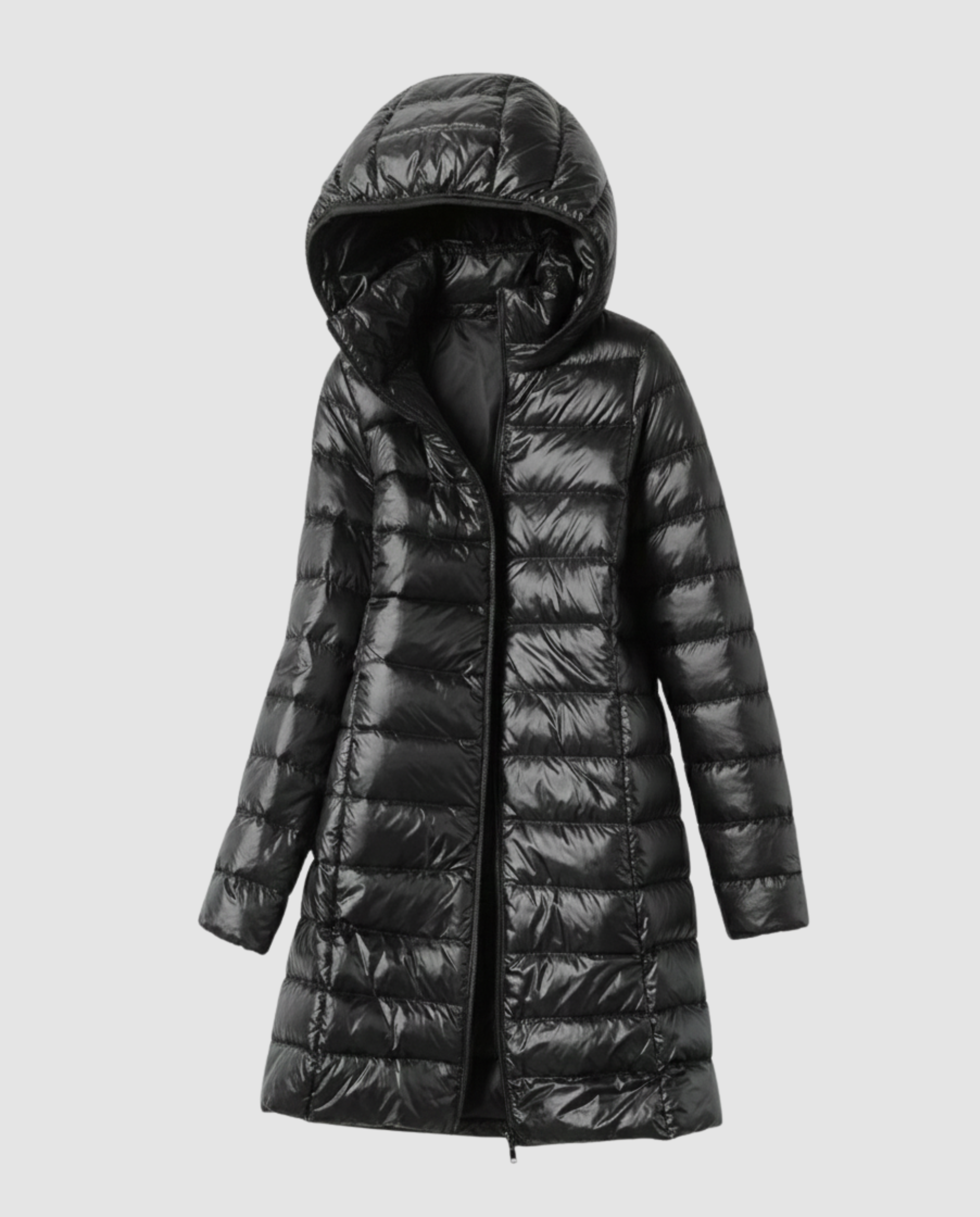 Damen Ultraleichte Daunenjacke mit Kapuze | R&B