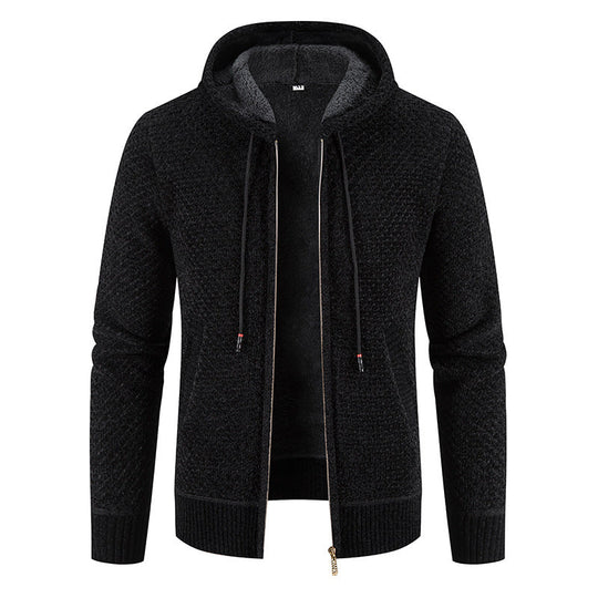 R&B | Stilvoller Kapuzen-Cardigan für Männer