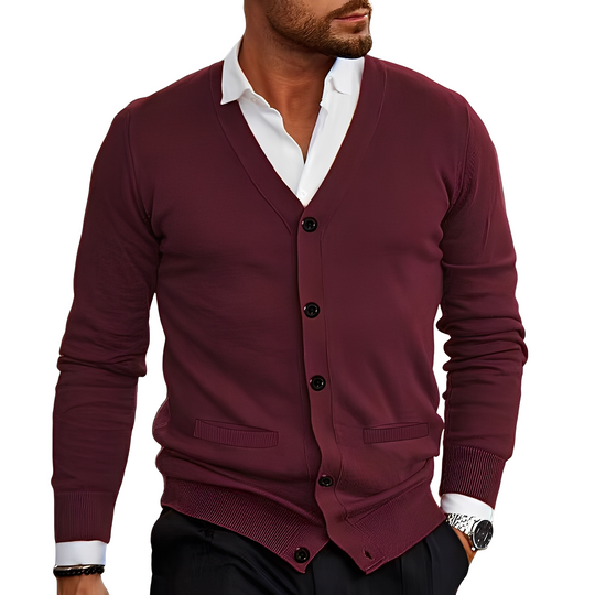 R&B | Lässiger, einfacher Cardigan für Männer