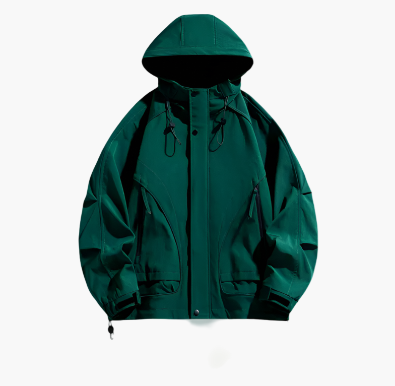 R&B | Outdoor Funktionsjacke - Winddichte Regenjacke für Freizeit und Sport