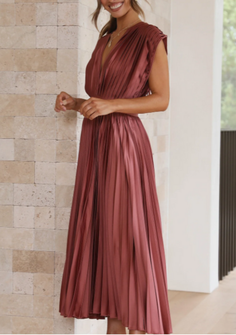 R&B | Elegantes Maxikleid Aus Leichtem Stoff